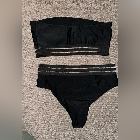 Other - Black two-piece bathing suit
